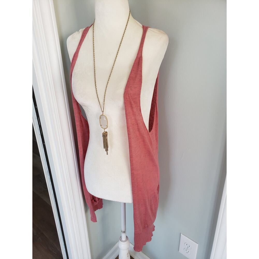 Lebor Gabala Spain open front sleeveless cardigan